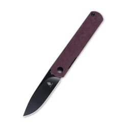 Kizer Feist Red Richlite Ki3499R3 (2.76"Black Ti-Coated)