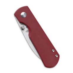 Kizer Yorkie Red Micarta Ki3525S1(2.50" Satin) -Kizer Sales Store KizerYorkieRedMicartaKi3525S1 7