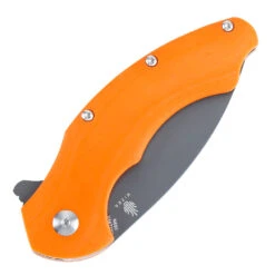 Kizer Roach G10 Orange V4477N2 (3.5" Grey Ti-Coated) -Kizer Sales Store MG 4765