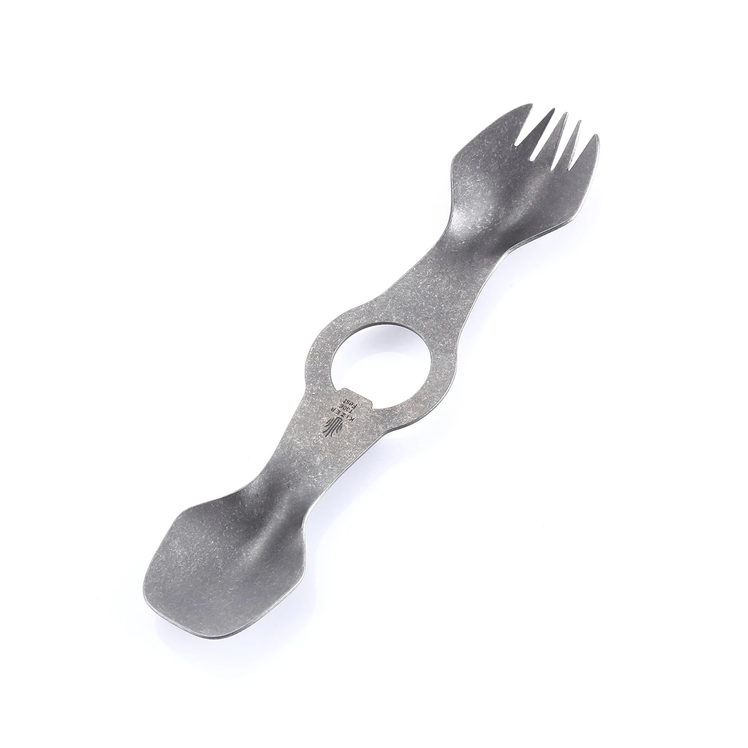 Kizer Large Fest Titanium Spork & Bottle Opener T306 3 Kizer Large Fest Titanium Spork & Bottle Opener T306