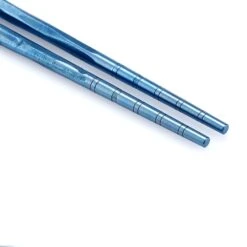 Kizer Textured Titanium Chopsticks Blue Anodized T309A2 -Kizer Sales Store MG 5060