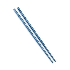 Kizer Textured Titanium Chopsticks Blue Anodized T309A2 -Kizer Sales Store MG 5061