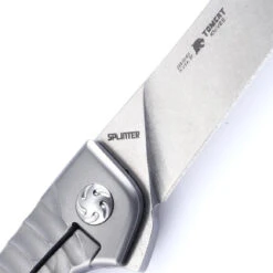 Kizer Splinter Titanium Gray Ki3457A1 (3.375" Stonewash) -Kizer Sales Store MG 6094