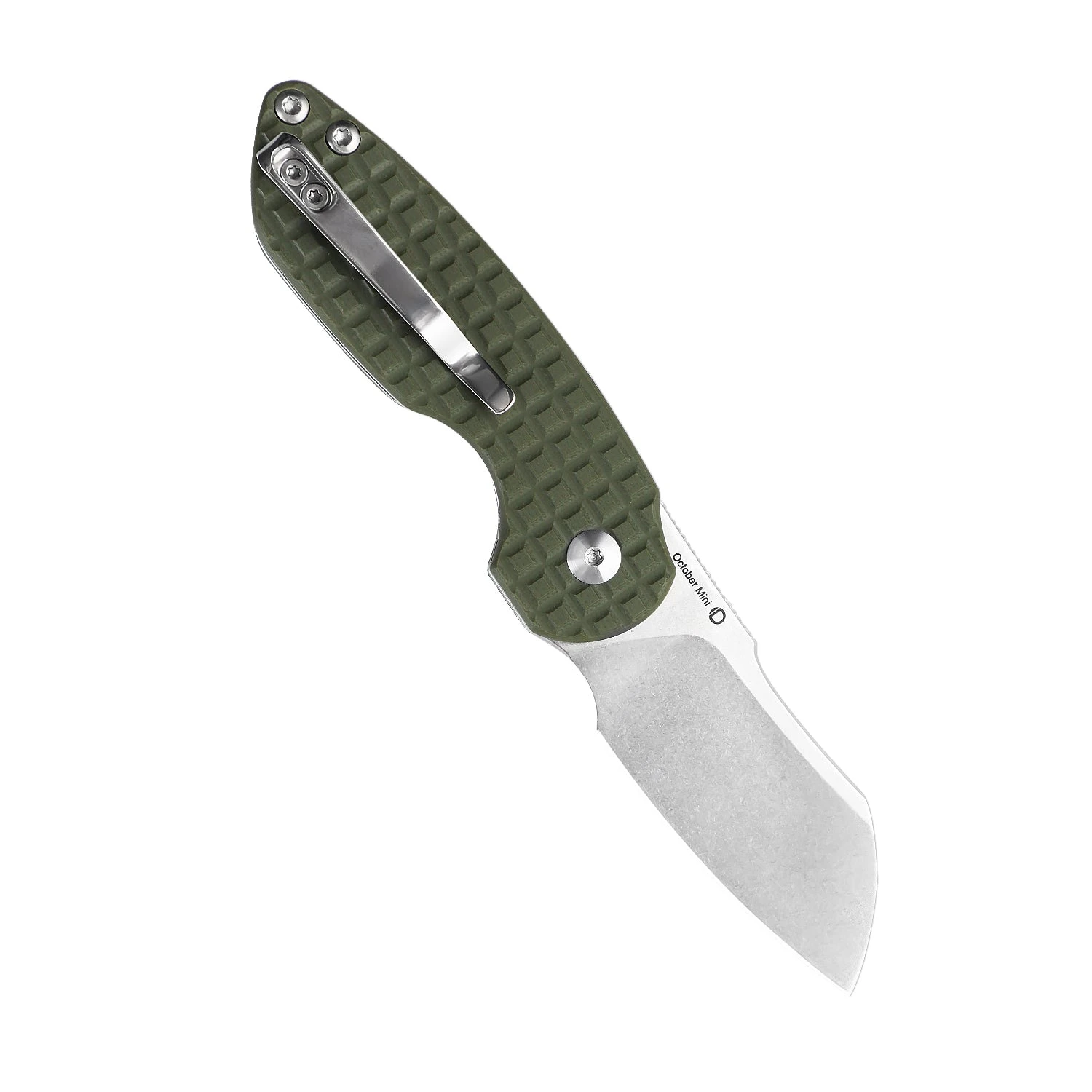 Kizer October Mini Liner Lock Knife Green G-10 (2.54" Stonewash) V2569C1 4 Kizer October Mini Liner Lock Knife Green G-10 (2.54" Stonewash) V2569C1 - Image 2