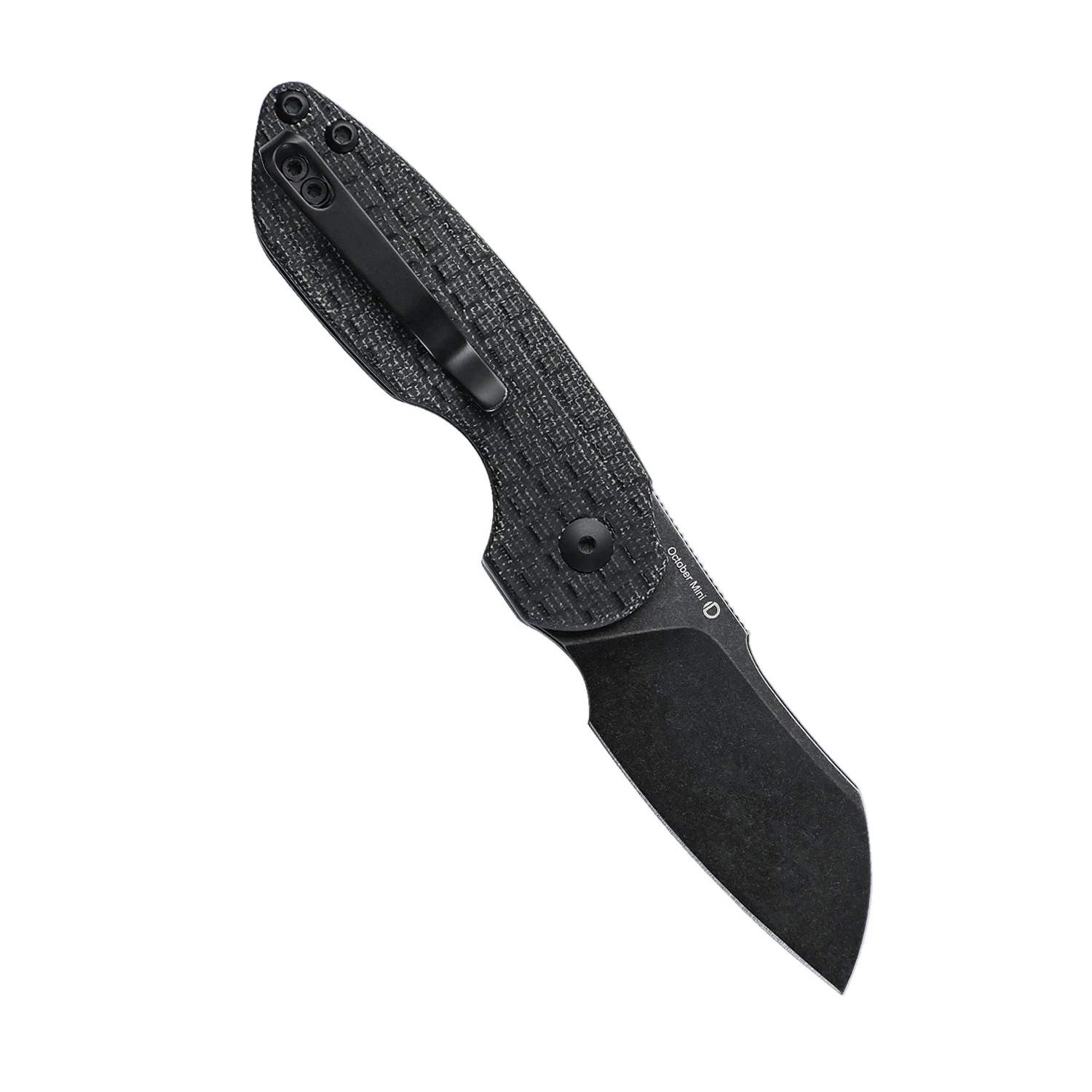 Kizer October Mini Liner Lock Knife Black Micarta (2.54" Black Stonewash) V2569C2 4 Kizer October Mini Liner Lock Knife Black Micarta (2.54" Black Stonewash) V2569C2 - Image 2