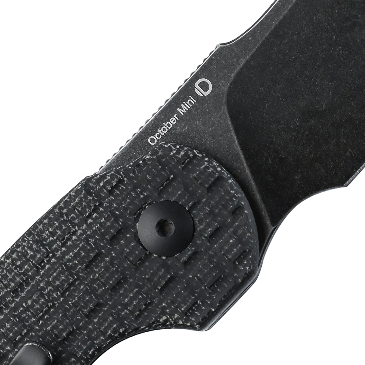 Kizer October Mini Liner Lock Knife Black Micarta (2.54" Black Stonewash) V2569C2 6 Kizer October Mini Liner Lock Knife Black Micarta (2.54" Black Stonewash) V2569C2 - Image 4
