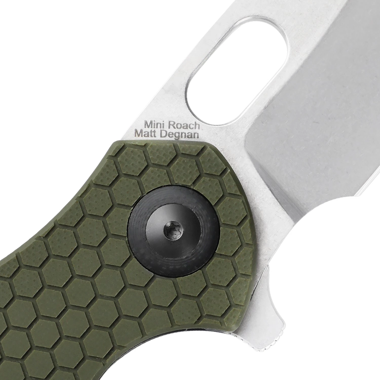 Kizer Degnan Mini Roach Liner Lock Olive Green G-10 (2.99" SW) V3477C1 7 Kizer Degnan Mini Roach Liner Lock Olive Green G-10 (2.99" SW) V3477C1 - Image 5