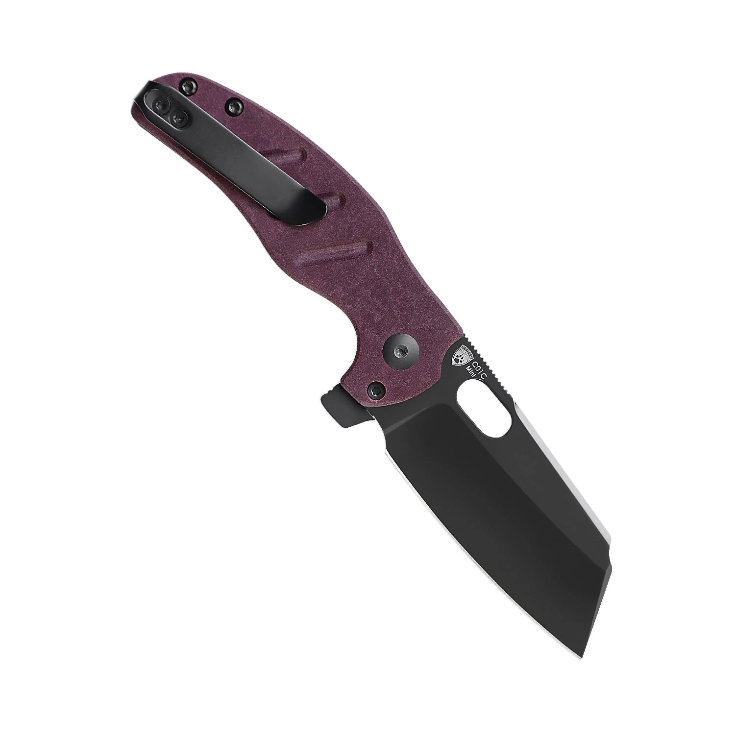 Kizer Mini Sheepdog C01c Liner Lock Richlite Red V3488A5 (2.63" Black) 4 Kizer Mini Sheepdog C01c Liner Lock Richlite Red V3488A5 (2.63" Black) - Image 2
