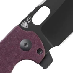 Kizer Mini Sheepdog C01c Liner Lock Richlite Red V3488A5 (2.63" Black) 12 Kizer Mini Sheepdog C01c Liner Lock Richlite Red V3488A5 (2.63" Black) -Kizer Sales Store V3488A5 4