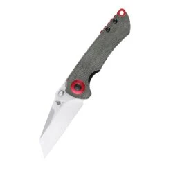 Kizer Critical Mini Liner Lock Knife Green Micarta V3508C1 (3" Satin)
