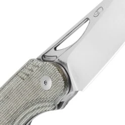 Kizer Kobold 2.0 Front Flipper Green Micarta Handle V3542.2C1 (3.66" Stonewash) -Kizer Sales Store V3542.2C1 4