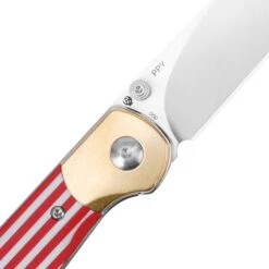 Kizer Friday Club | PPY | 3.3" 154CM Blade | Brass & G10 Handle | V3587KFC1 -Kizer Sales Store V3587KFC1 4