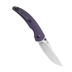 Kizer Chili Pepper Button Lock Purple G10 V3601C2 (3.03" Satin) -Kizer Sales Store V3601C2 2