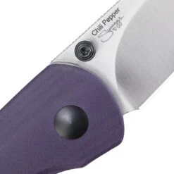 Kizer Chili Pepper Button Lock Purple G10 V3601C2 (3.03" Satin) -Kizer Sales Store V3601C2 4