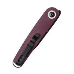 Kizer Azo Squidward Front Flipper Knife Red Richlite Handle V3604C3 (2.81" Black) -Kizer Sales Store V3604C3 6