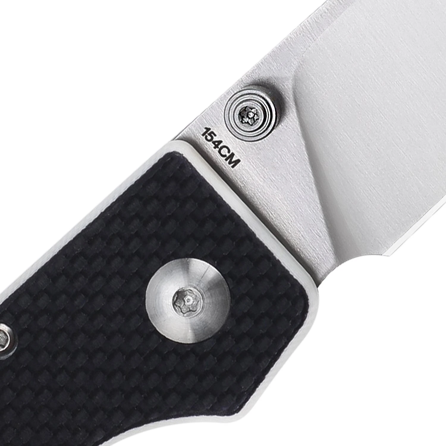 Kizer Original Button Lock Knife Black&White G10 Handle V3605C2 (2.98" Satin) 6 Kizer Original Button Lock Knife Black&White G10 Handle V3605C2 (2.98" Satin) - Image 4
