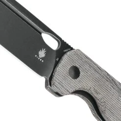 Kizer Bugai 3V Blade Liner Lock Micarta Handle V3627A1(3.11" Black Stonewash) -Kizer Sales Store V3627A1 3