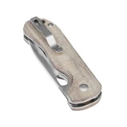 Kizer Bugai 154CM Blade Thumb Hole Micarta Handle V3627C1 (3.11" Stonewash) -Kizer Sales Store V3627C1 6