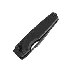 Kizer Dogfish 154CM Blade Button Lock Aluminium Handle V3640C1 (3.15" Black) -Kizer Sales Store V3640C1 0004 5