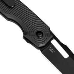 Kizer Dogfish 154CM Blade Button Lock Aluminium Handle V3640C1 (3.15" Black) -Kizer Sales Store V3640C1 0005 4
