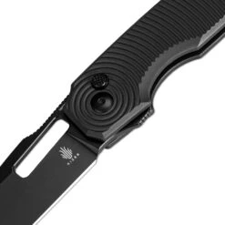Kizer Dogfish 154CM Blade Button Lock Aluminium Handle V3640C1 (3.15" Black) -Kizer Sales Store V3640C1 0006 3