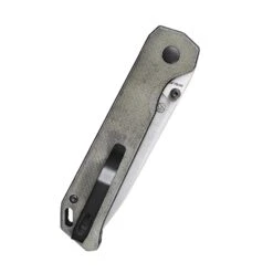 Kizer Begleiter2 Micarta Green V4458.2BC1 (3.39" Satin) -Kizer Sales Store V4458.2BC1 6