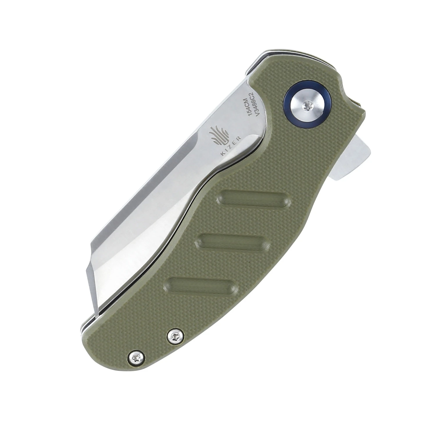 Kizer Mini Sheepdog C01c G-10 Green V3488C2 (2.63" Satin) 7 Kizer Mini Sheepdog C01c G-10 Green V3488C2 (2.63" Satin) - Image 5